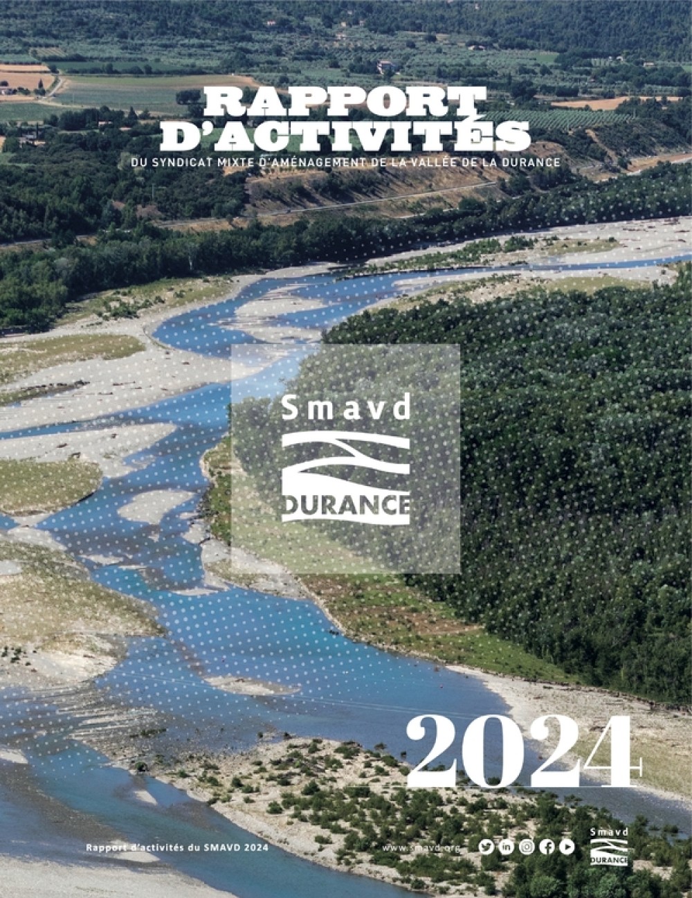 [Publication] Rapport d'activité 2024 - Syndicat Mixte d'Aménagement de la Vallée de la Durance