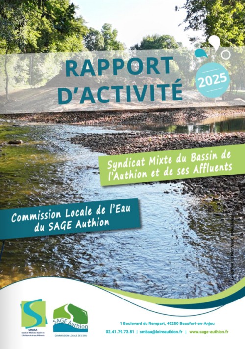 [Publication] Rapport d'activité 2025 - SMBAA SAGE Authion