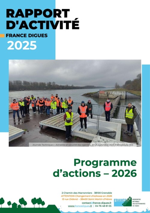 [Publication] Rapport d'activité 2025 et programme 2026 - France Digues