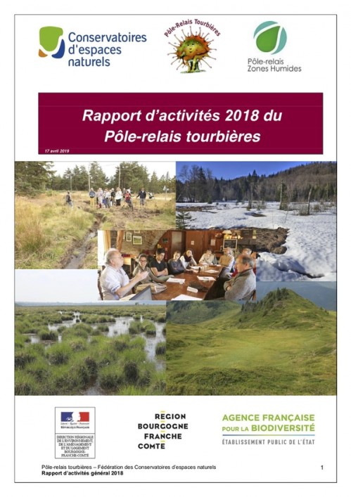 [Publication] Rapport d'activités du Pôle-relais tourbières 2018