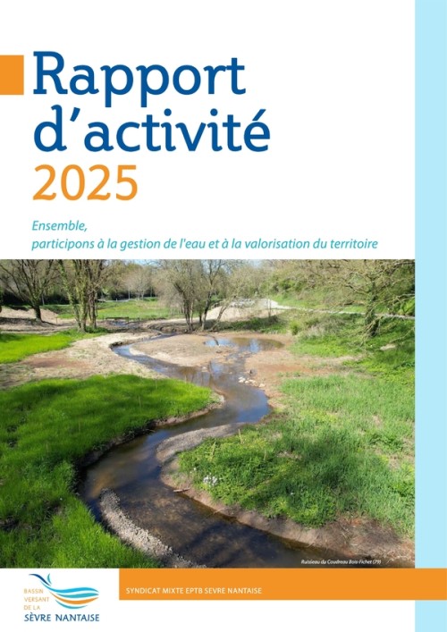 [Publication] Rapport d'activité 2025 - La Sèvre Nantaise et ses affluents