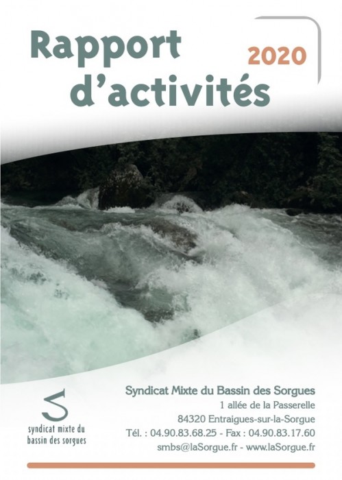 [Publication] Rapport d'activités 2020 du SMBS - LaSorgue.fr