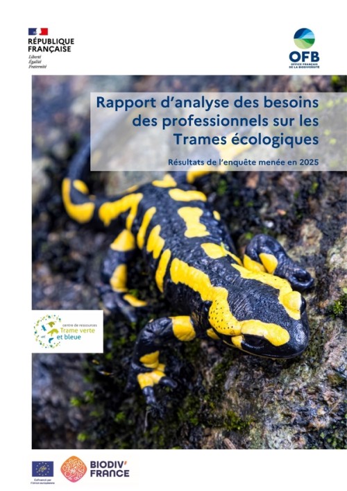 [Publication] Besoins des professionnels sur les Trames écologiques : résultats de l'enquête nationale