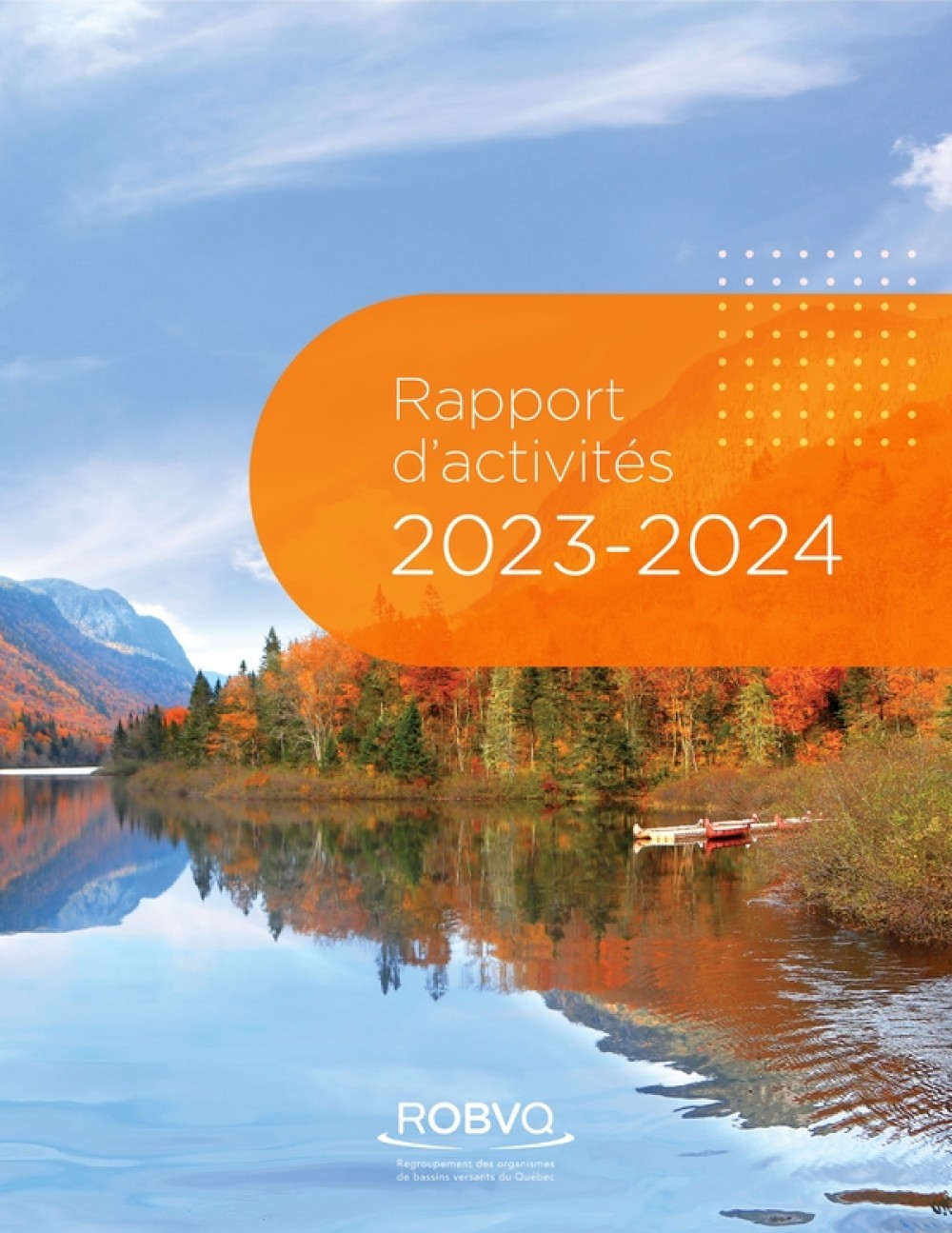 [Publication] Rapport annuel 2023 du Regroupement des Organismes de Bassins Versant du Québec