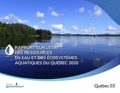  [Publication] Rapport sur l'état des ressources en eau et des écosystèmes aquatiques du Québec 2020