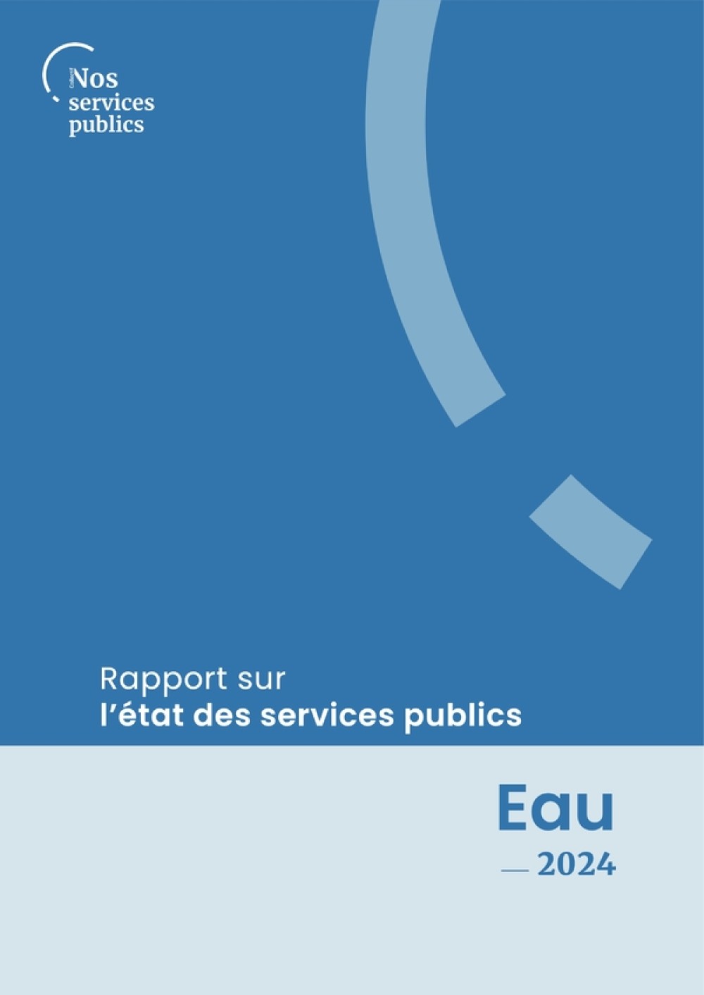 [Publication] Le rapport sur l’état des services publics, chapitre eau