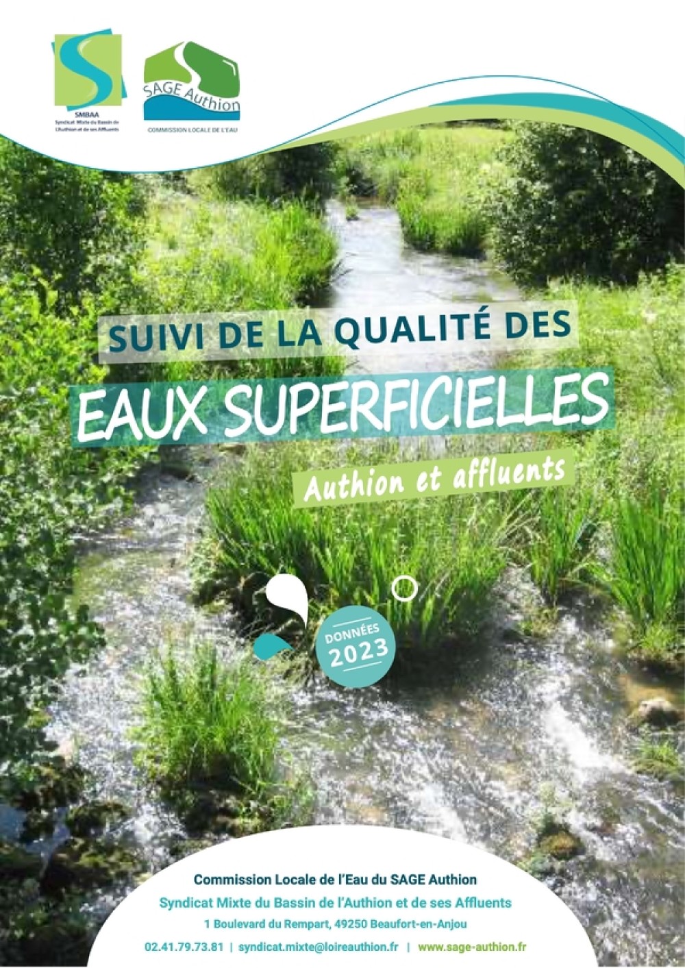 [Publication] Rapport qualité 2023 - SAGE Authion