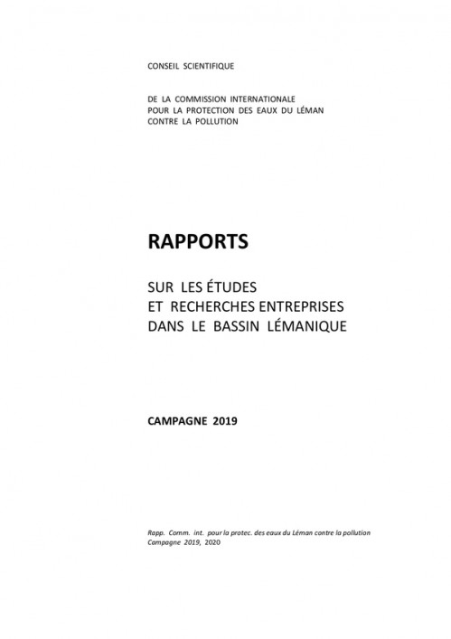 [Publication] Rapport scientifique 2020 - CIPEL