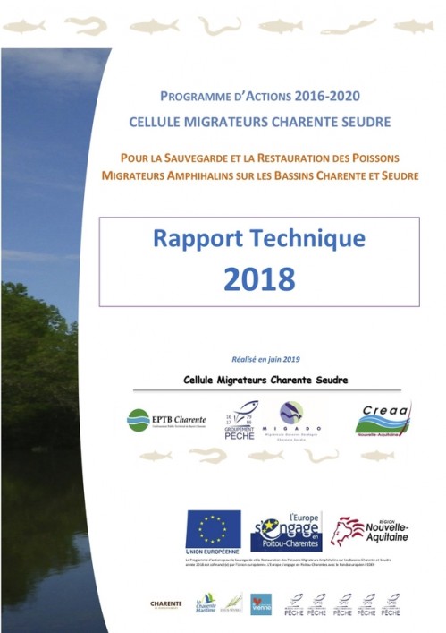 [Publication] Cellule migrateurs Charente Seudre : rapport technique  2018