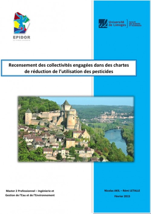 [Publication] Collectivités et chartes de réduction des pesticides en Dordogne - Epidor