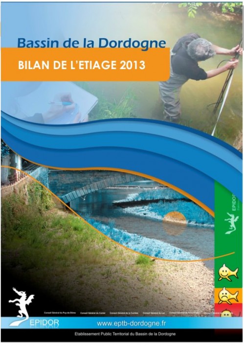 [Publication] Bassin de la Dordogne, bilan de l'étiage 2013