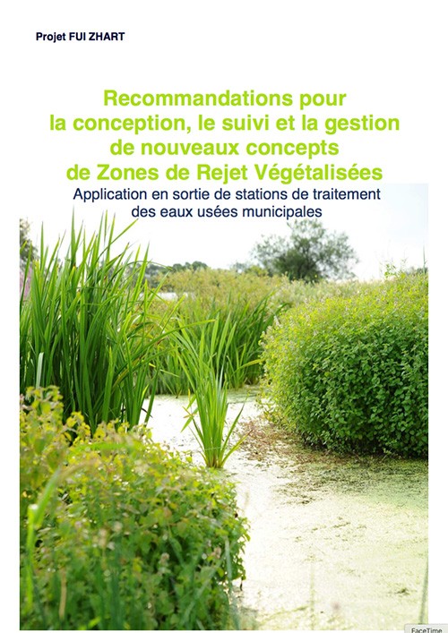 [Publication] Recommandations pour la conception, le suivi et la gestion de nouveaux concepts de zones de rejet végétalisées