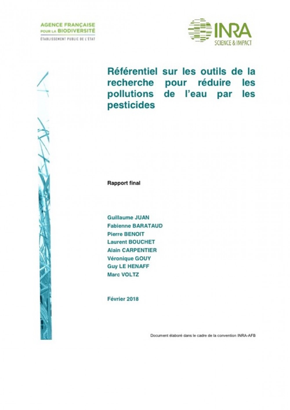 [Publication] Mise en ligne du rapport final 