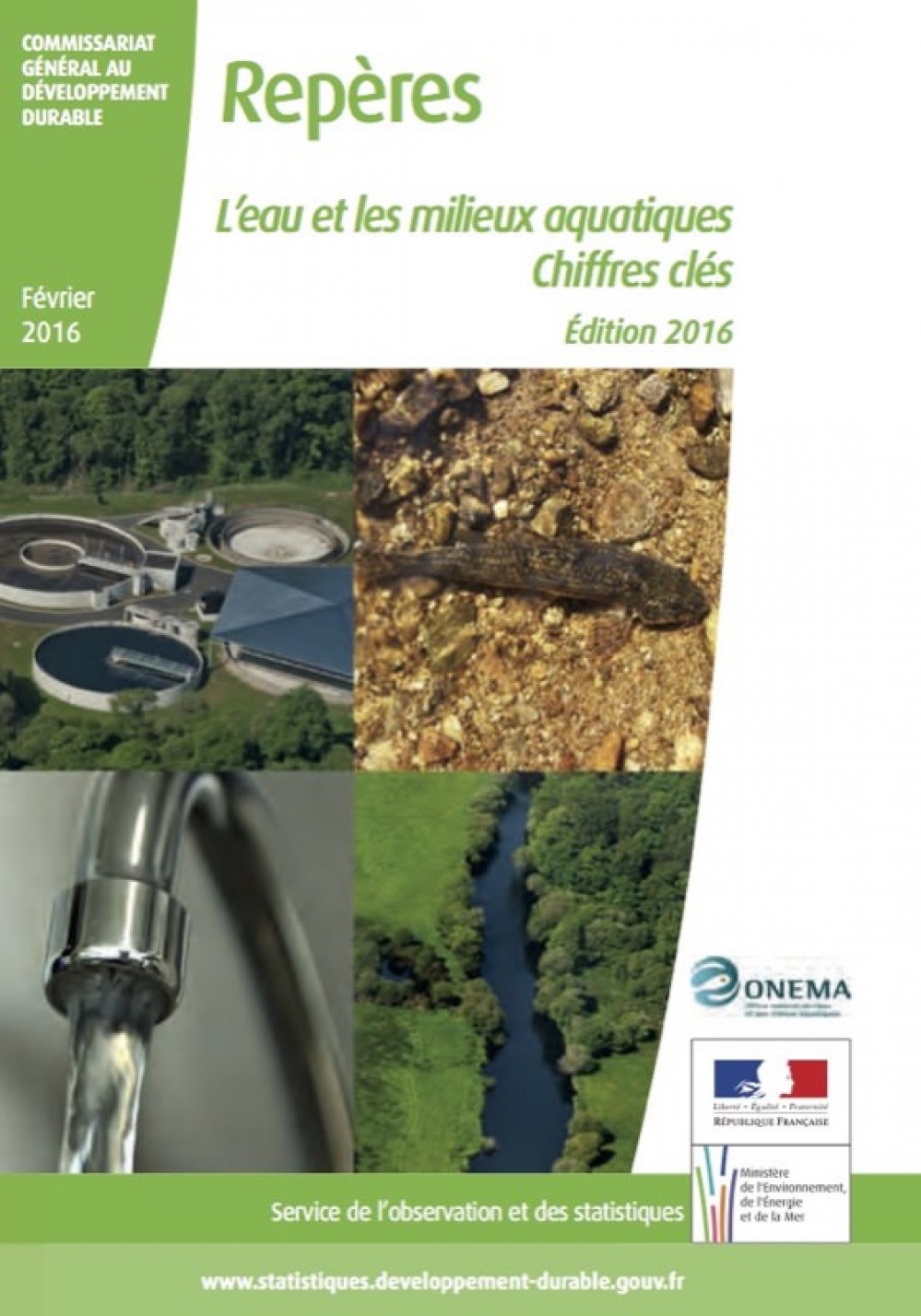 [Publication] L'eau et les milieux aquatiques - Chiffres clés 2016