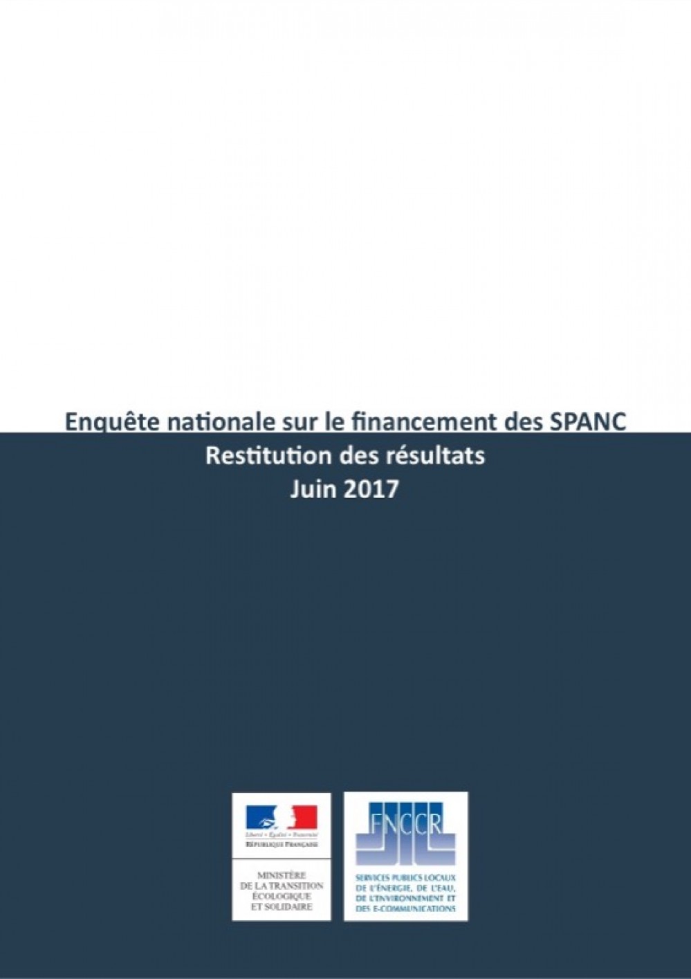 [Publication] Enquête nationale sur le financement des SPANC : restitution des résultats