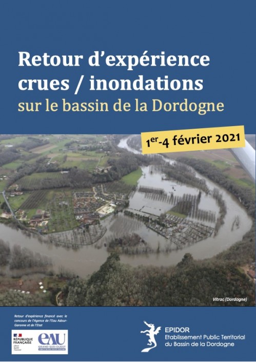 [Publication] Retour d'expérience crues inondations sur le bassin de la Dordogne, février 2021