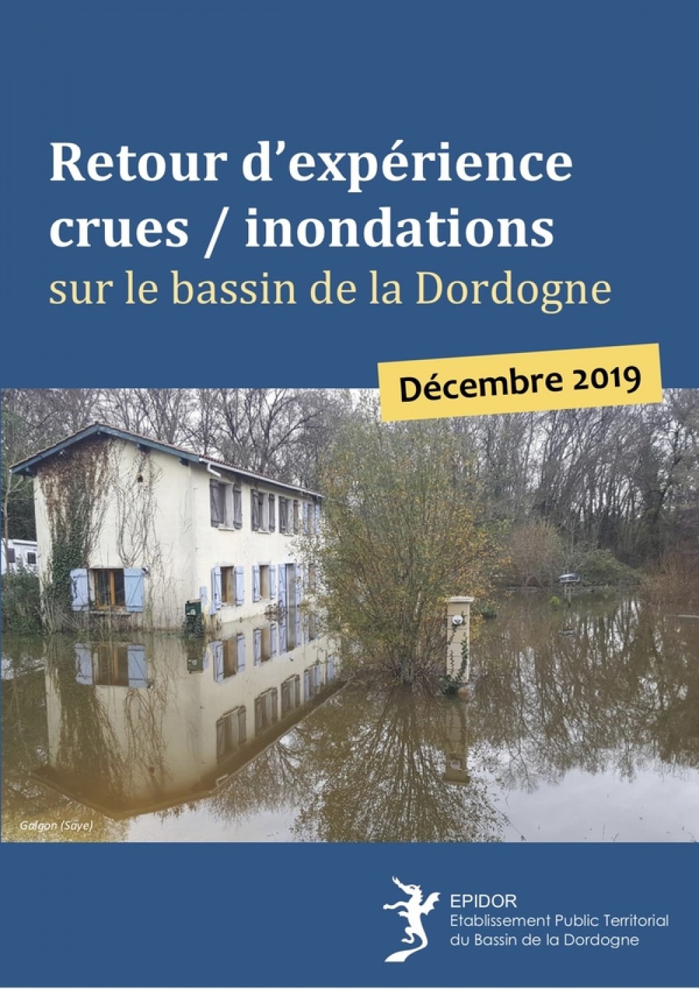 [Publication] Retour d'expérience crues / inondations sur le bassin de la Dordogne