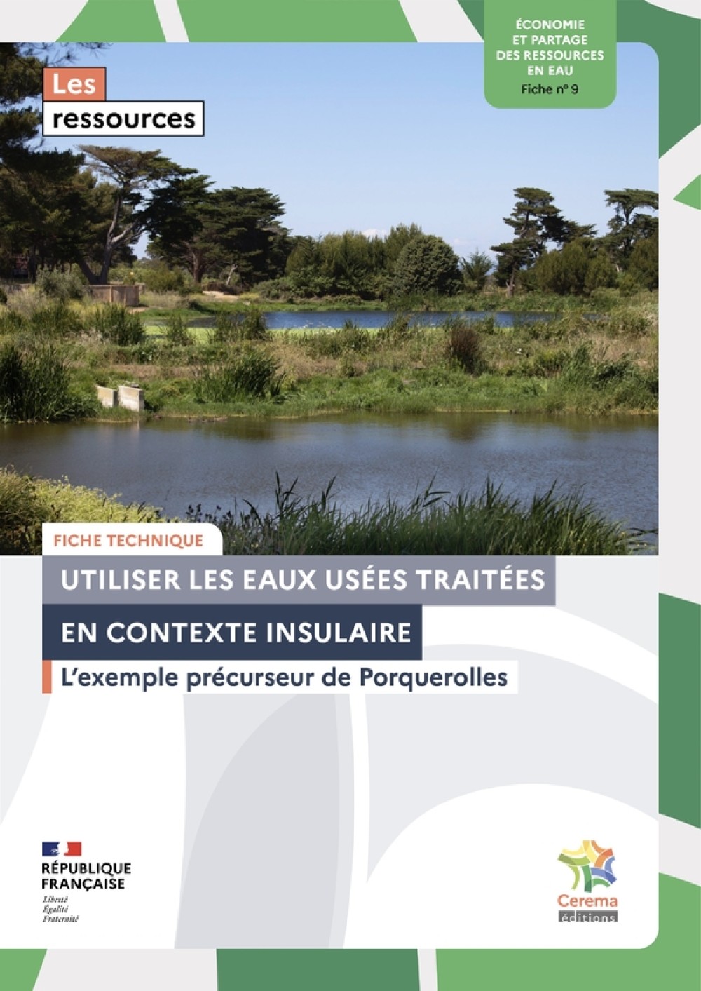 [Publication] Economie et partage des ressources en eau : une série de fiches du Cerema