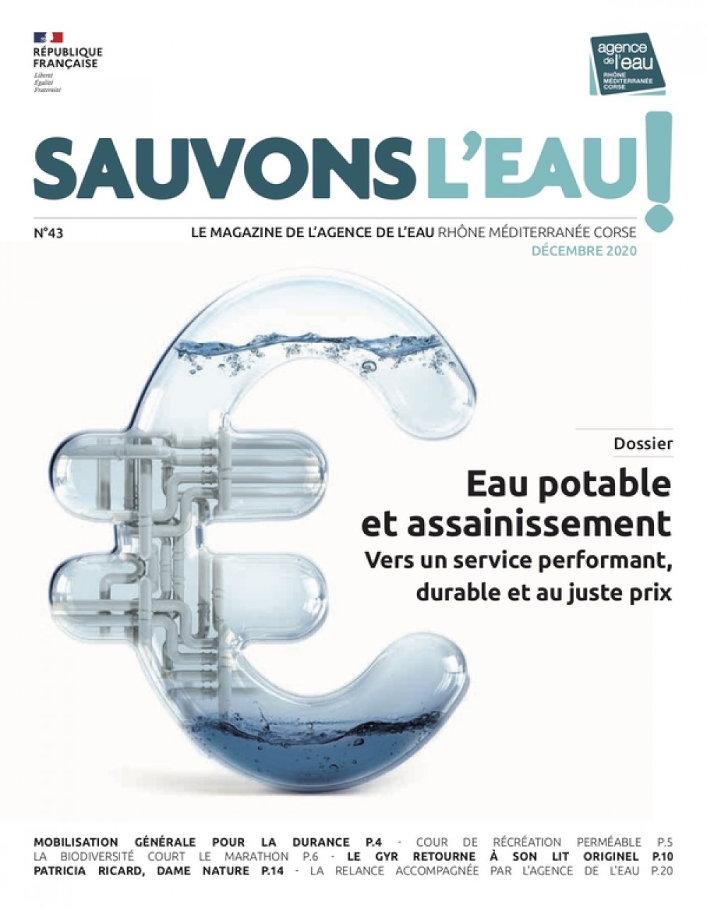 [Publication] Eau potable et assainissement : parution du magazine Sauvons l'eau de décembre