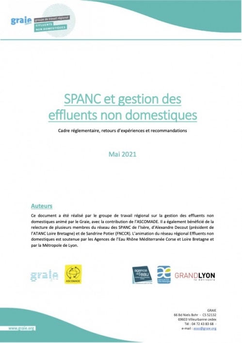 [Publication] SPANC et gestion des effluents non domestiques - Graie