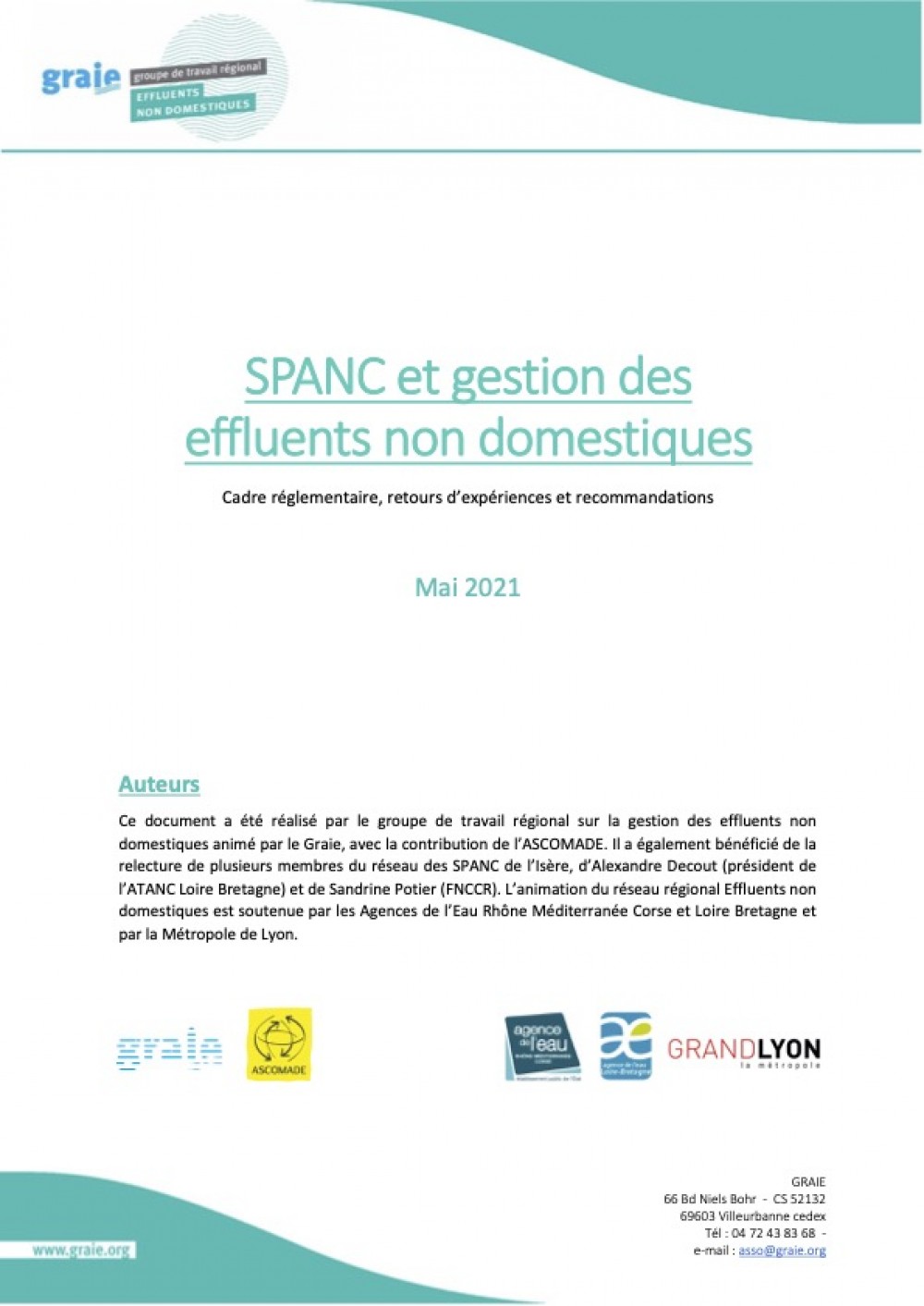 [Publication] SPANC et gestion des effluents non domestiques - Graie