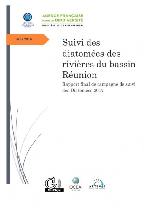 [Publication] Suivi des diatomées des rivières du bassin Réunion - Rapport final de campagne de suivi des Diatomées 2017
