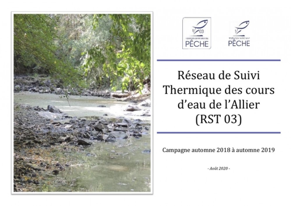 [Publication] Suivi thermique des cours d’eau du département de l’Allier