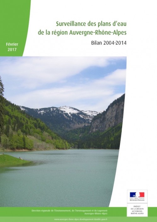[Publication] Surveillance des plans d’eau de la région Auvergne-Rhône-Alpes Bilan 2004-2014 - DREAL Auvergne-Rhône-Alpes