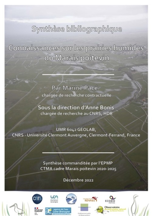 [Publication] Bilan des connaissances disponibles sur les prairies humides du Marais poitevin