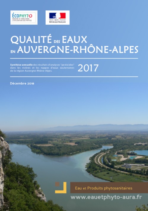 [Publication] Qualité des eaux en région Auvergne Rhône-Alpes : synthèse 2017