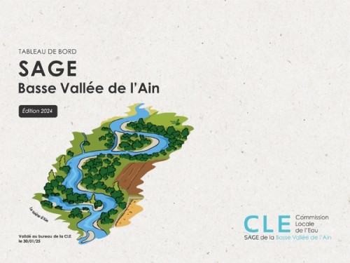 [Publication] Tableau de bord 2024 du SAGE basse vallée de l’Ain