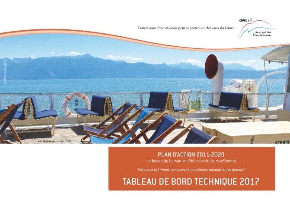 [Publication] Lac Léman : tableau de bord 2017 de la CIPEL