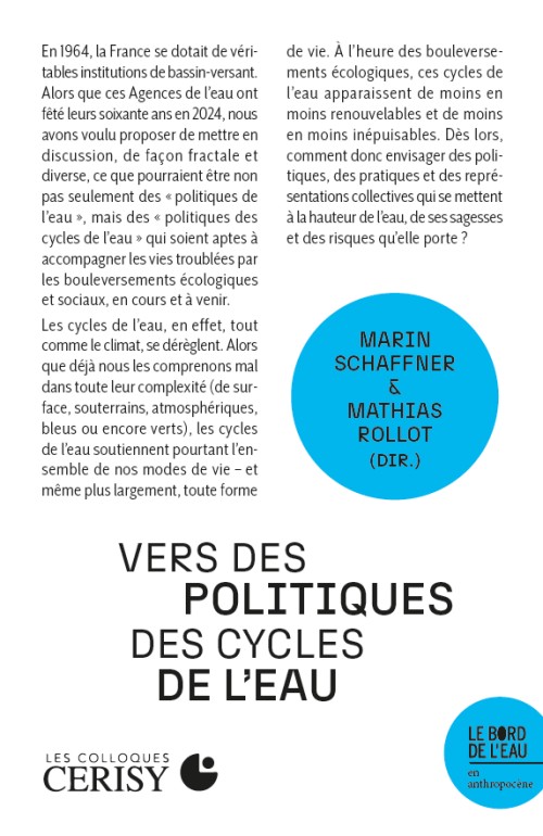 [Publication] Vers des politiques des cycles de l’eau