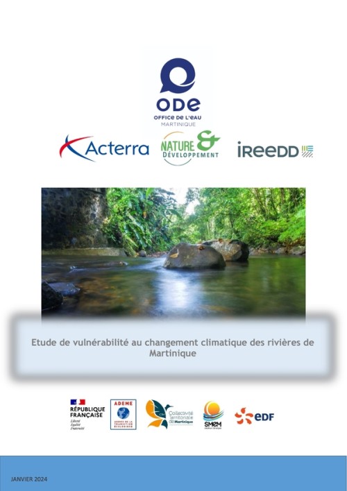 [Publication] Etude de vulnérabilité au changement climatique des rivières de Martinique