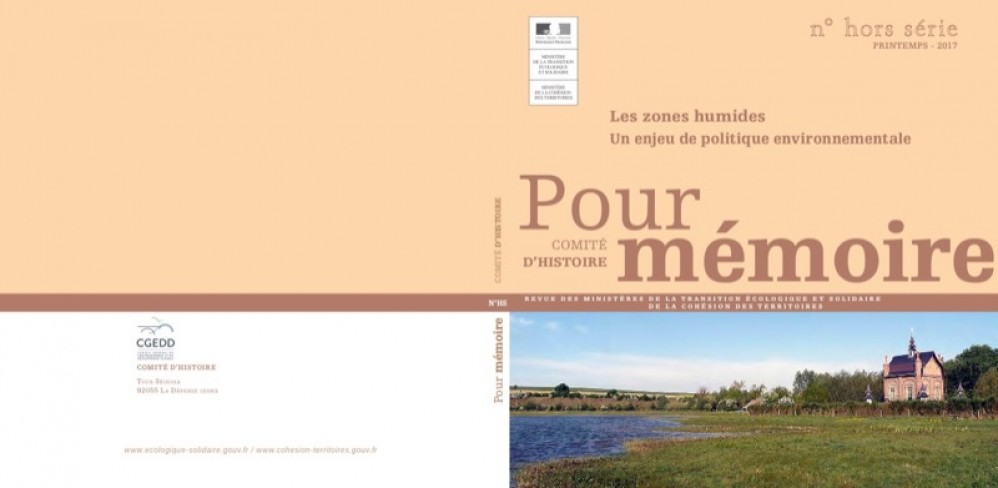 [Publication] Les zones humides : un enjeu de politique environnementale - Groupe d'Histoire des Zones Humides